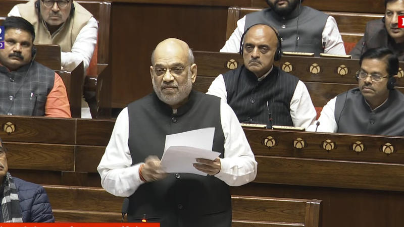 Amit Shah in Rajya Sabha