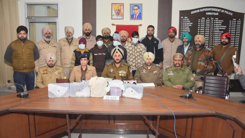 Amritsar Police Bust Pakistan-Linked Smuggling Cartel, Kingpin Among 12 Arrested