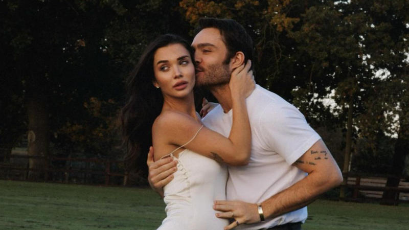 Amy Jackson is pregnant.