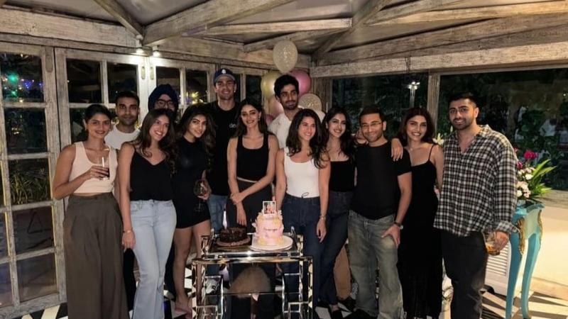 Ananya Panday's midnight birthday celebration