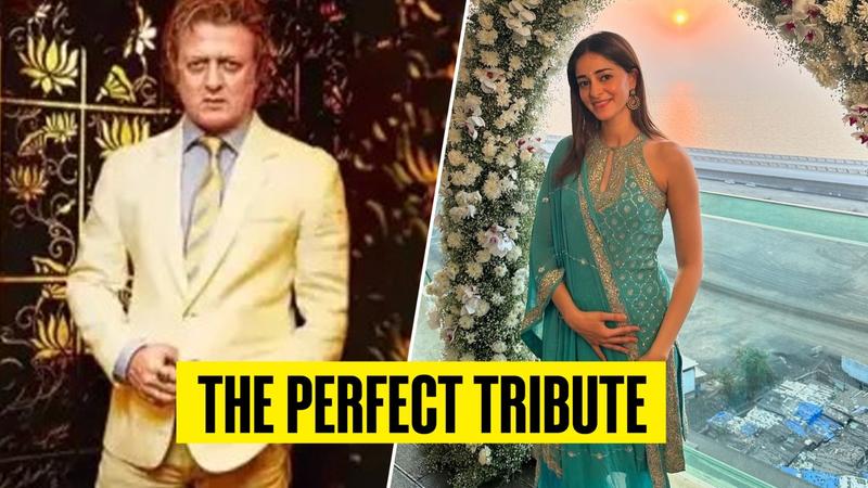 Ananya Panday's tribute to Rohit Bal 