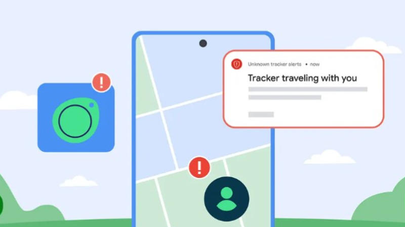 Android Unknown Tracker Alert