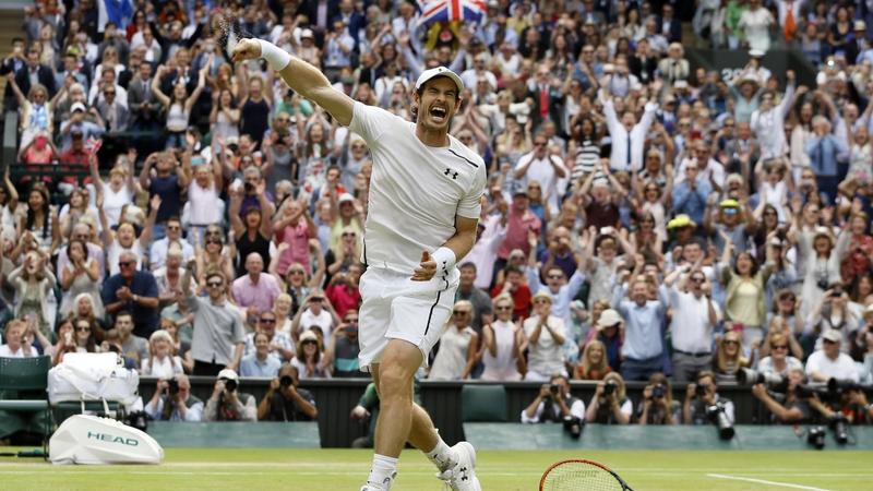 Andy Murray at Wimbledon