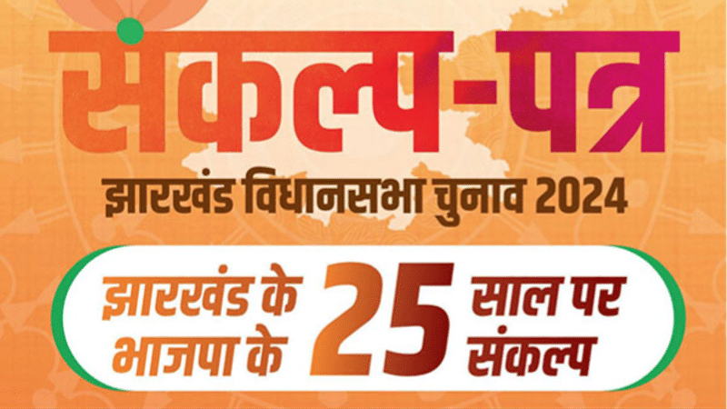 BJP Promises Money to Jharkhand Women, LPG Gas at Discounts, Stipends to Unemployed Graduates