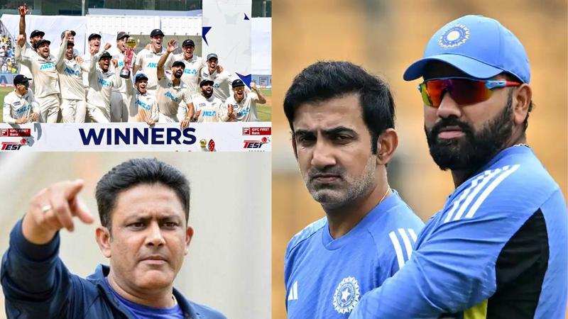 anil kumble fire on on rohit gambhir over india crushing defeat to new Zealand