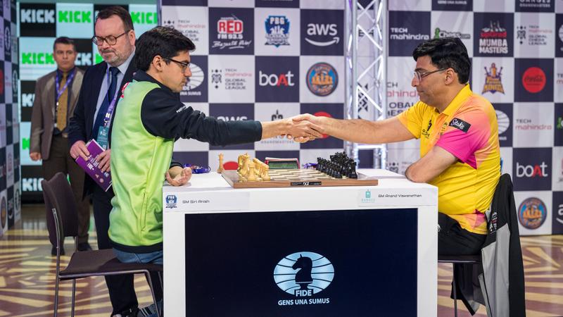 Anish Giri vs Vishy Anand