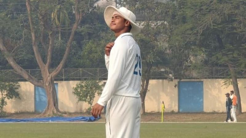 Ankit Chatterjee became the youngest Ranji player from Bengal by surpassing Ganguly