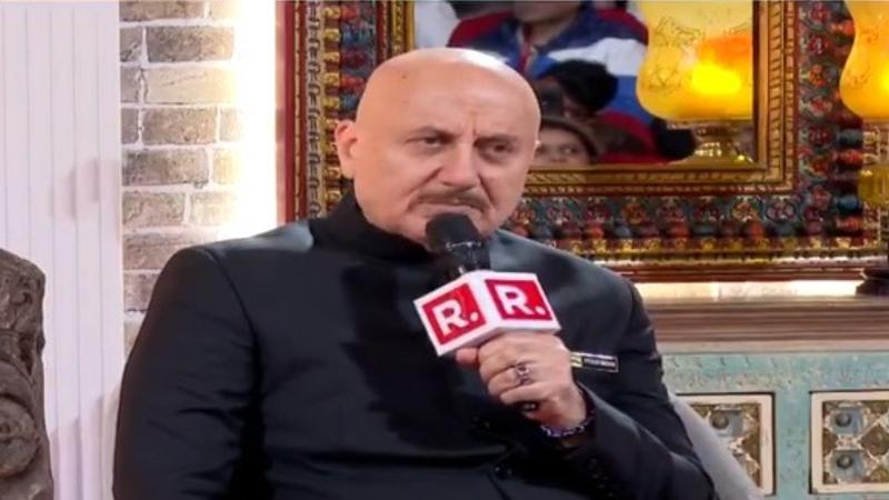 Anupam Kher at Republic Bharat Sangam