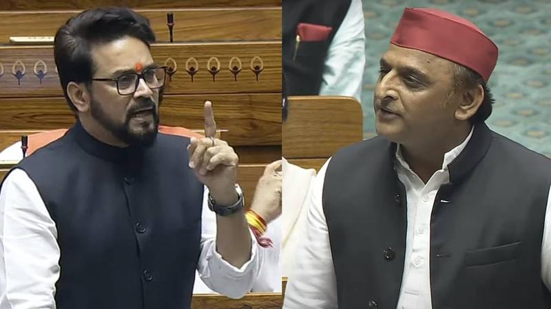 Anurag Thakur Vs Akhilesh Yadav