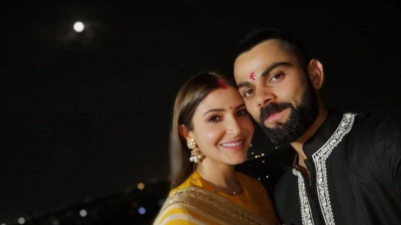 Anushka Sharma and Virat Kohli celebrated first Karwa Chauth in 2018