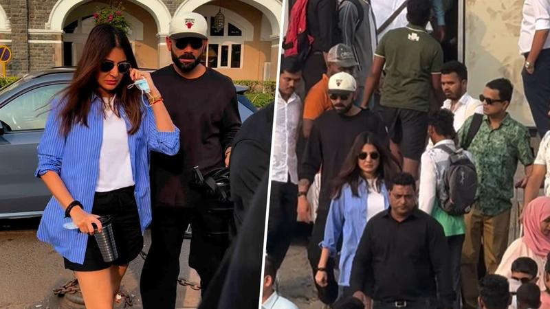 Anushka Sharma and Virat Kohli snapped at Gateway of India.