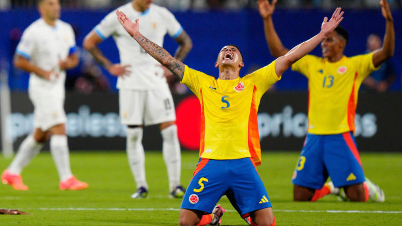 Copa America cup Colombia beats Uruguay in semi final