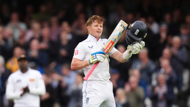 Ollie Pope Reaches 154 Before England All Out For 325 Against Sri Lanka