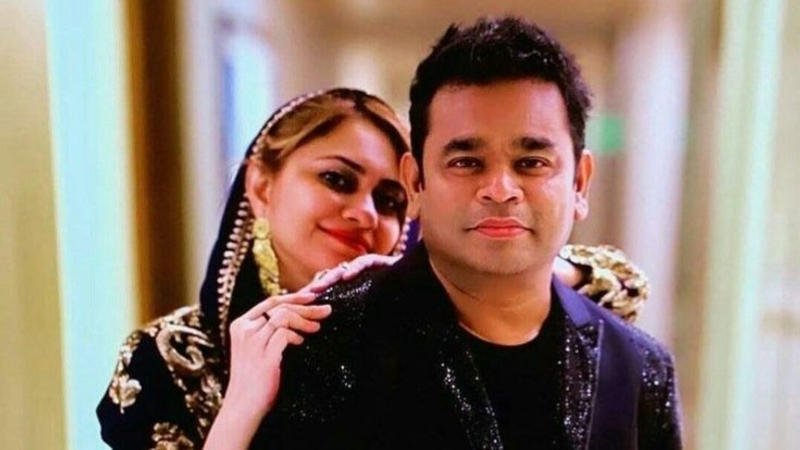 AR Rahman with wife Saira