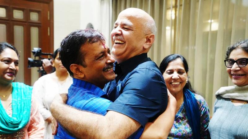 Arvind Kejriwal and Manish Sisodia