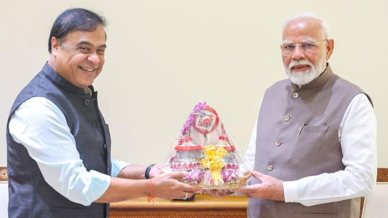 Assam CM Himanta Biswa Sarma met PM Modi