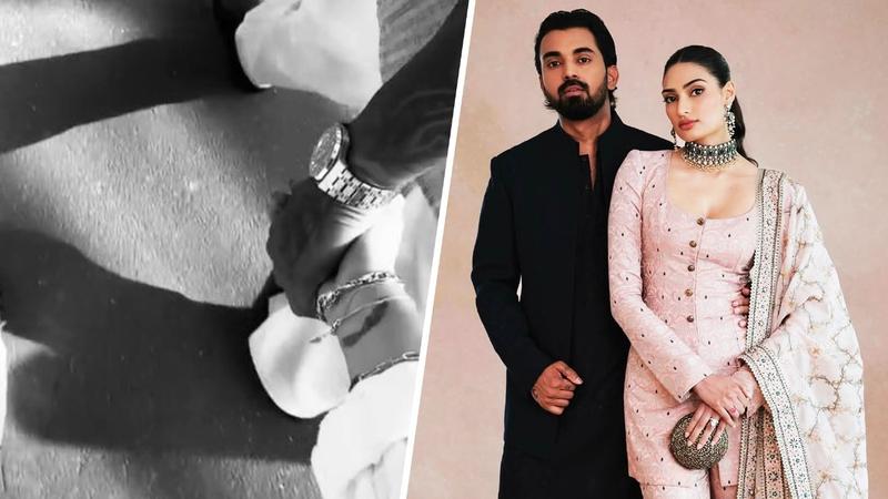 Athiya Shetty flaunts baby bump