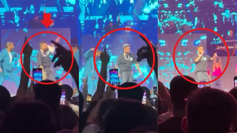 attack on famous punjabi singer karan aujla during live concert 