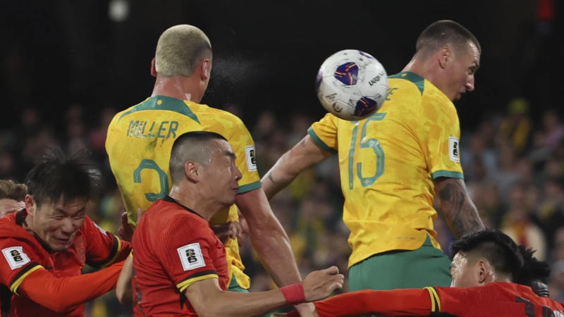 Australia revives World Cup hopes with 3-1 win over China