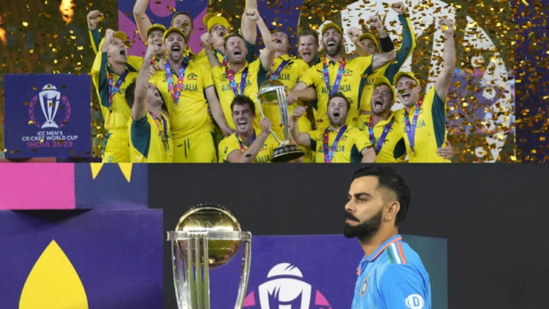 Australian cricket tam and Virat Kohli