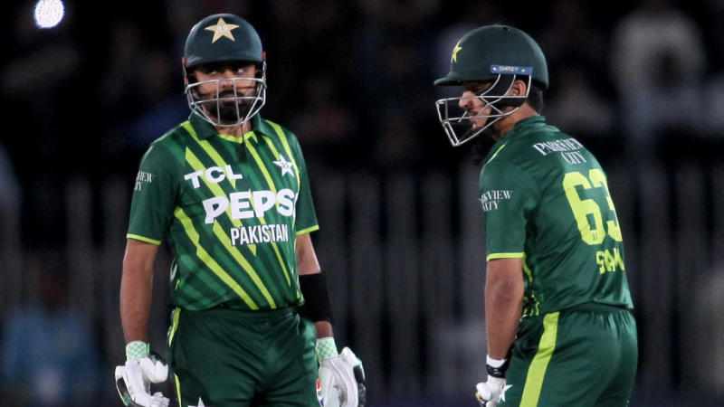 Babar Azam and Saim Ayub