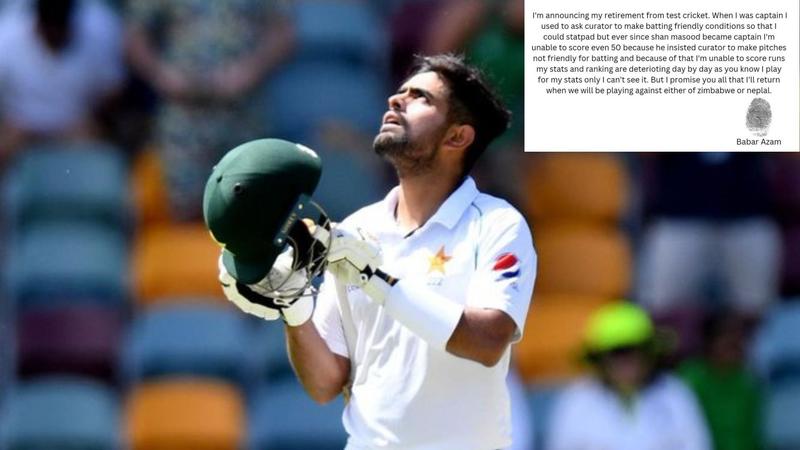 Babar Azam Test Retirment 