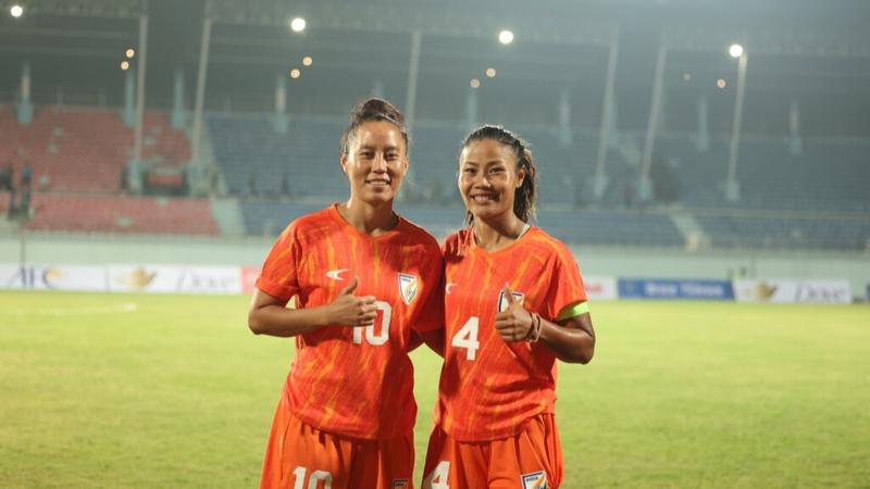 Bala Devi dedicates 50th International goal to her late father