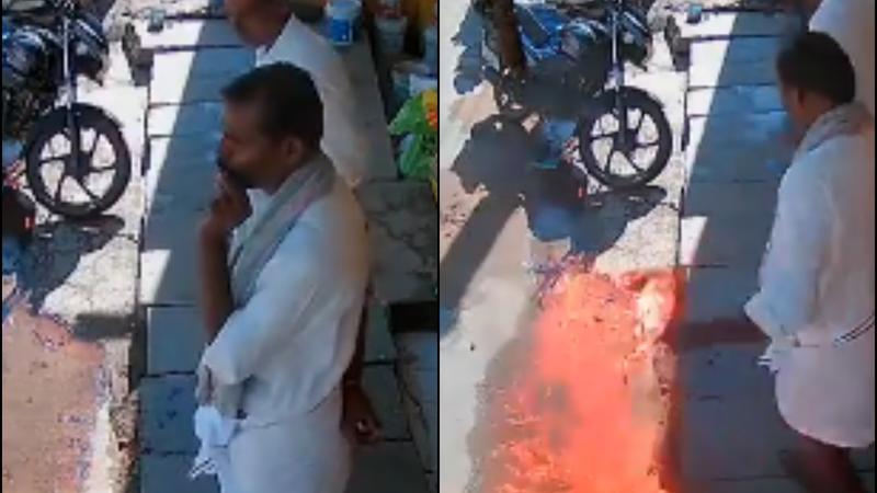 Beedi Break Turns Deadly: Careless Smoking Ignites Major Blaze in Kalyanadurgam