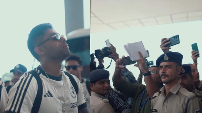 BCCI Captures Suryakumar Yadav's Special Gesture Towards His Fans As Team India Travel To Delhi