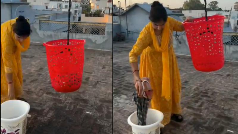 Woman's Desi Dryer Jugaad Video Goes Viral 