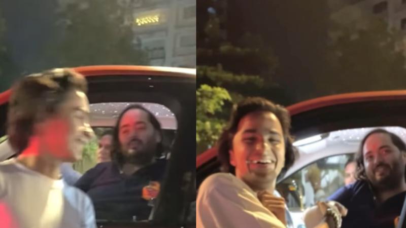 Anant Ambani Stops Convoy for Fan, video viral