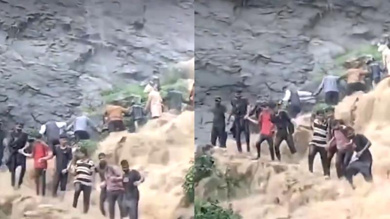 Anjaneri waterfall Rescue Video