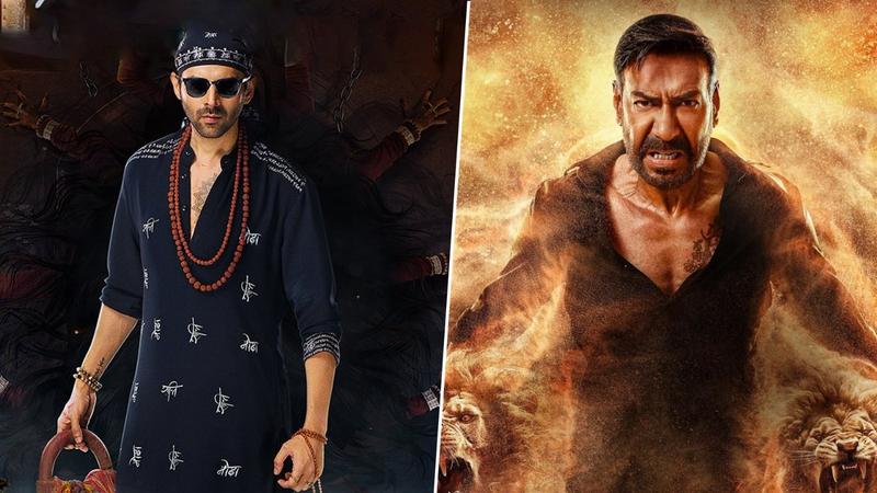 Bhool Bhulaiyaa and Singham Again both released on Diwali