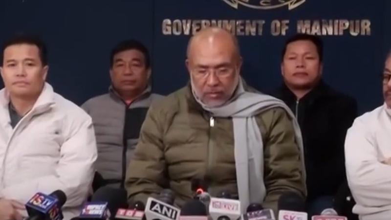 BREAKING: Manipur CM Biren Singh Announces Launch of Mass Combing Operation in State 