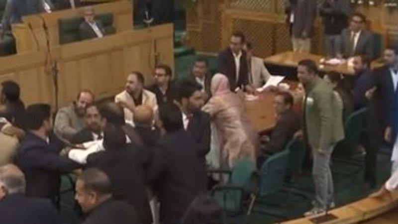 BREAKING: Massive Ruckus in Jammu and Kashmir Assembly Over Article 370, House Adjourned