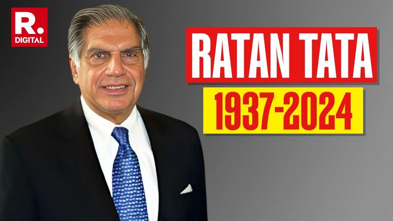 BREAKING: Ratan Tata, Chairman of Tata Sons, Dies at 86 