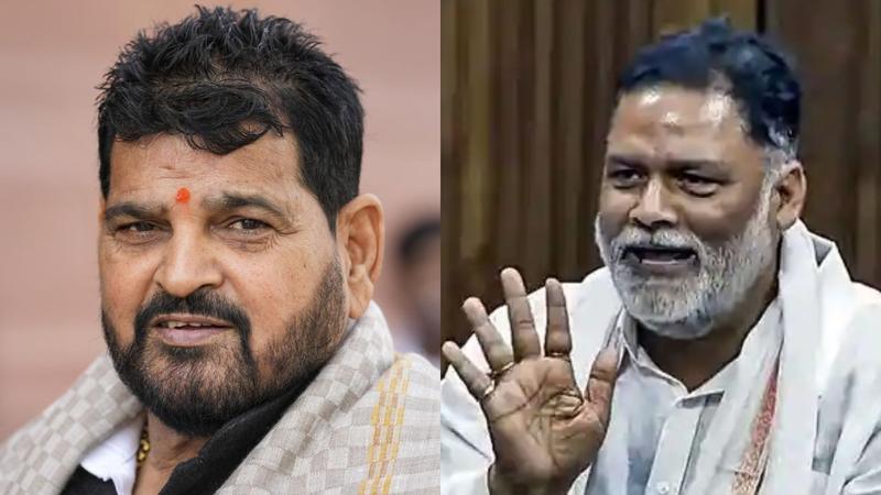  Brijbhushan Sharan Singh attack Pappu Yadav