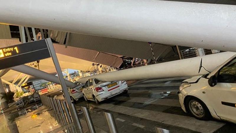 Roof Collapses at Terminal 1 of Delhi Airport