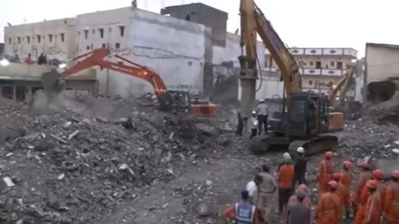 7 dead, many trapped after six-storey building collapses in Gujarat's Surat