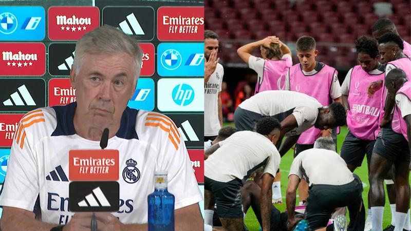 Carlo Ancelotti on Real Madrid's injuries