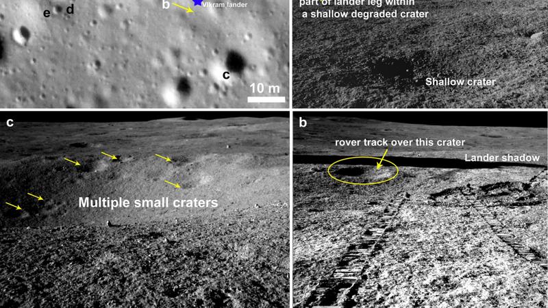 Chandrayaan-3: Pragyan Rover Discovers Ancient 160-Km Wide Crater on Moon