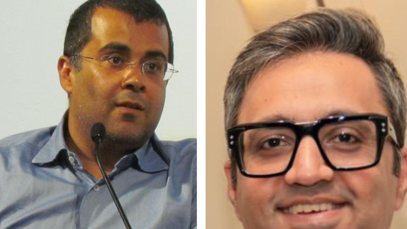 Chetan Bhagat and Ashneer Grover