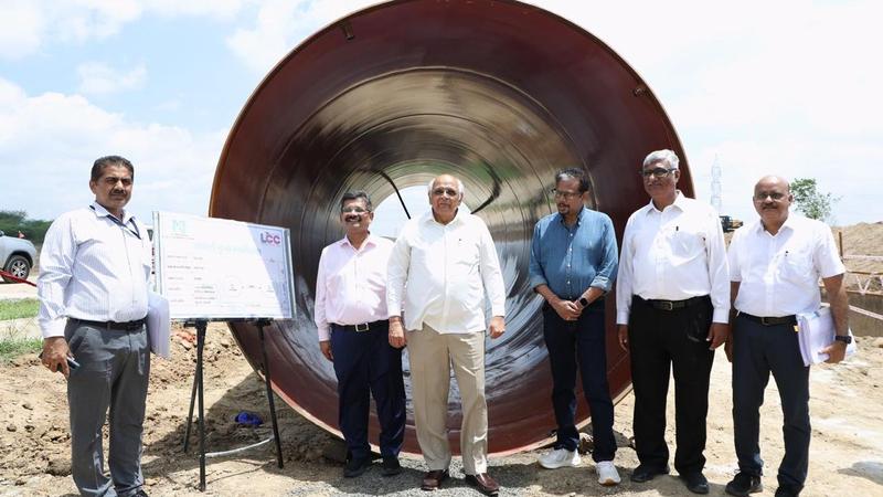 Chief Minister visits the ongoing projects at Source-1 and Source-3