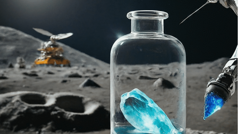 Chinese Mission Discovers Water-Trapping Mineral on Moon