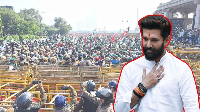 Chirag paswan on Kisan Andolan