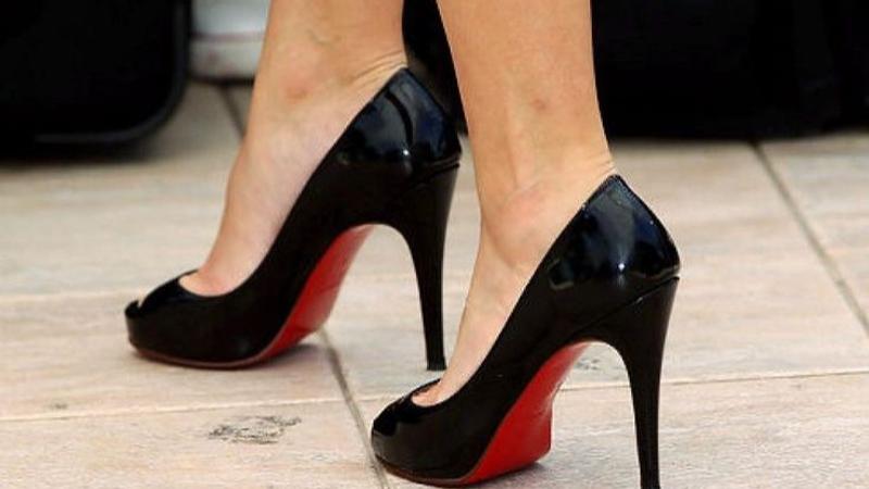 Christian Louboutin's red bottom shoes