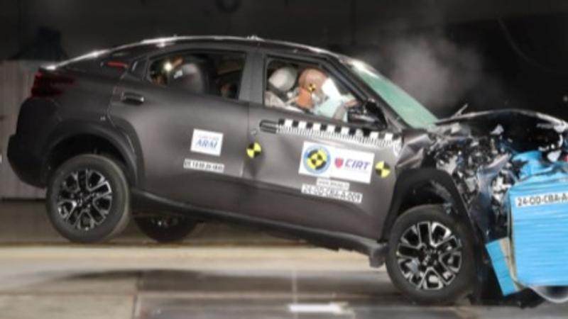 Citroen Basalt Scores Four-Star Safety Rating in BNCAP Crash Tests