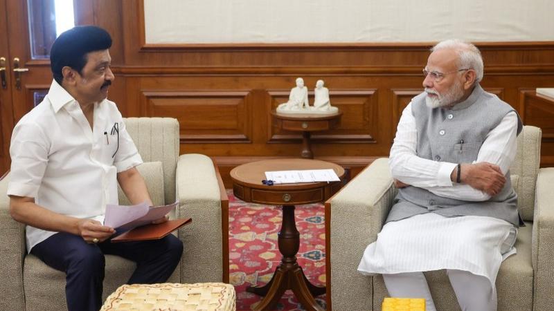 CM Stalin Meets PM Modi In Delhi