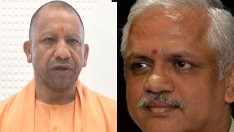 CM Yogi Adityanath met BJP National General Secretary BL Santosh