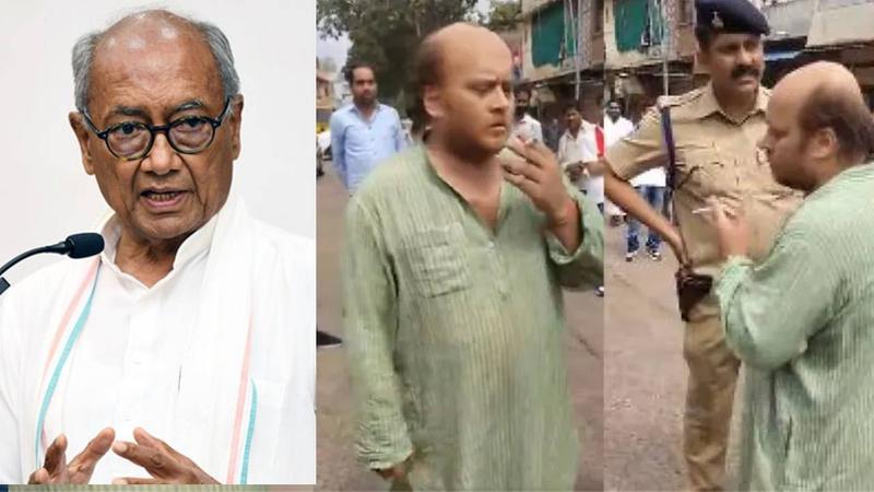 Congress Leader Digvijaya Singh on nephew Aditya Vikram Singh